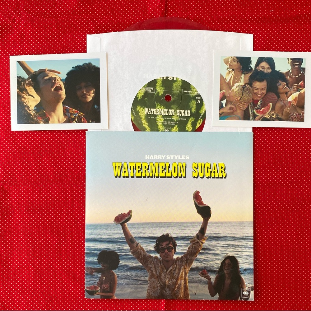 HARRY STYLES Watermelon
Sugar. 7" Vinyl Single. Red Limited Edition
RARE - Picture 13 of 13